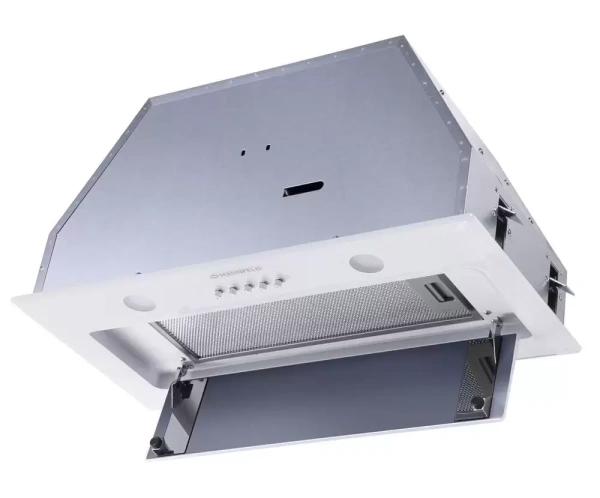 картинка Встраиваемая вытяжка MAUNFELD TRAPEZE 601GG белый от магазина SEFI