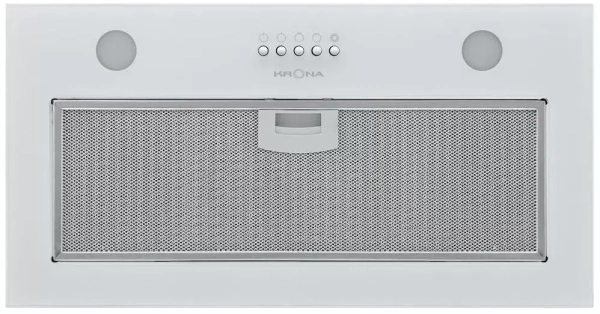 картинка Встраиваемая вытяжка Krona LUISA 600 GLASS WHITE PB от магазина SEFI
