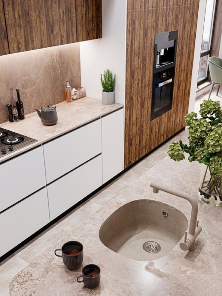 картинка Мойка EMAR EMQ-1560.p, цвет Берилл от магазина SEFI