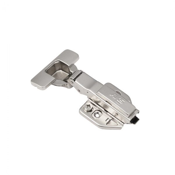 картинка Петля накладная с доводчиком 48мм h0 clip-on AKS PLUS 3D (саморезы, заглушки) от магазина SEFI