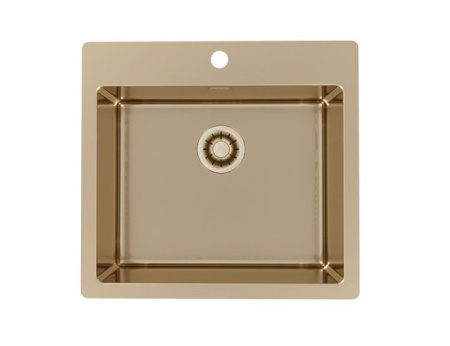 картинка Мойка Alveus PURE MONARCH 70 new BRONZE FS 565X525 в компл. с выпуском без сифона, от магазина SEFI