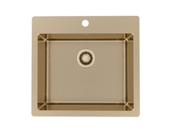 картинка Мойка Alveus PURE MONARCH 70 new BRONZE FS 565X525 в компл. с выпуском без сифона, от магазина SEFI
