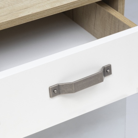 картинка Ручка меб. скоба мет. TESORO 160 античное олово, AKS магазин SEFI являющийся официальным дистрибьютором в России  картинка Ручка меб. скоба мет. TESORO 160 античное олово, AKS от магазина SEFI