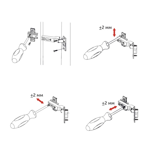 картинка Петля угловая -30° с пружиной 48мм h4 slide-on AKS от магазина SEFI