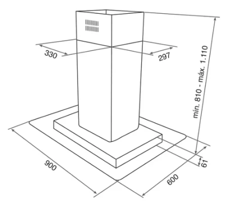 картинка Вытяжка Teka DG3 ISLAND от магазина SEFI