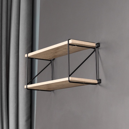 картинка Полкодержатель мет. KOMBO 166*213 черный AKS от магазина SEFI