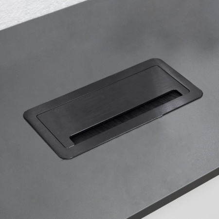 картинка Выдвижной удлинитель Atlas USB, 2 розетки, 2xUSB, HDMI, LAN, черный, AKS от магазина SEFI