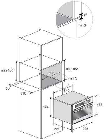 картинка Встраиваемый винный шкаф Fulgor Milano FWC 4522 TC BK S от магазина SEFI