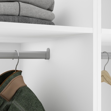 картинка Комплект держателей для штанги Tubo, монтаж к боковинам корпуса. Цвет - алюминий. магазин SEFI являющийся официальным дистрибьютором в России  картинка Комплект держателей для штанги Tubo, монтаж к боковинам корпуса. Цвет - алюминий. от магазина SEFI