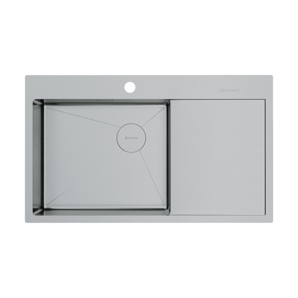 картинка Мойка Omoikiri Akisame 86-L Side-IN нерж. сталь/нержавеющая сталь от магазина SEFI