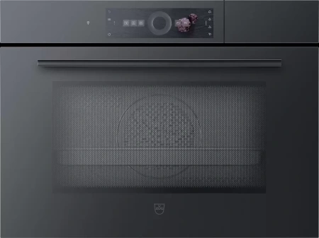 картинка Встраиваемый комбинированный паровой шкаф V-ZUG CombiSteamer V6000 45M CSM6T-23041 (черное стекло) от магазина SEFI