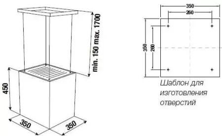 картинка Островная Вытяжка Kuppersbusch DI 3800.0 S3 Silver Chrome от магазина SEFI