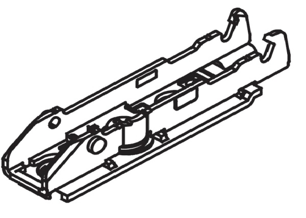 картинка Ответная планка линейная, Tiomos 1D, на саморез, Н=2 от магазина SEFI