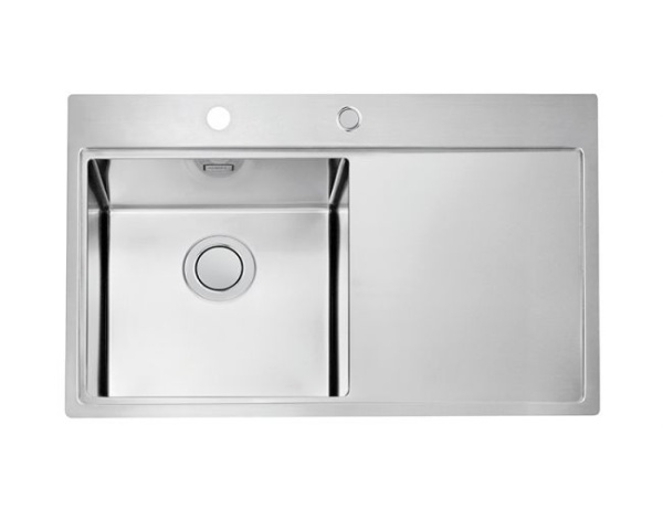 картинка Мойка ALVEUS PURE UP 30 KMB 90 FI 515X525 в компл. с сифоном 1123351, от магазина SEFI