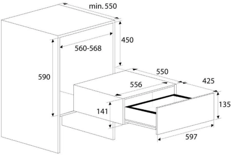 картинка Встраиваемый вакууматор Asko ODV8128G от магазина SEFI