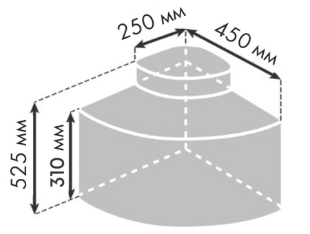 картинка Система сортировки ENVI CENTER-3 на распашной фасад от 500 мм, с тремя ведрами и крышкой от магазина SEFI