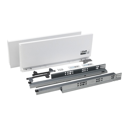 картинка Система ящиков Slimbox AKS L-350 H=175 белый PUSH TO OPEN ДСП16мм от магазина SEFI