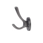 картинка Крючок меб. двухрожковый мет. HORN шлифованный никель AKS от магазина SEFI