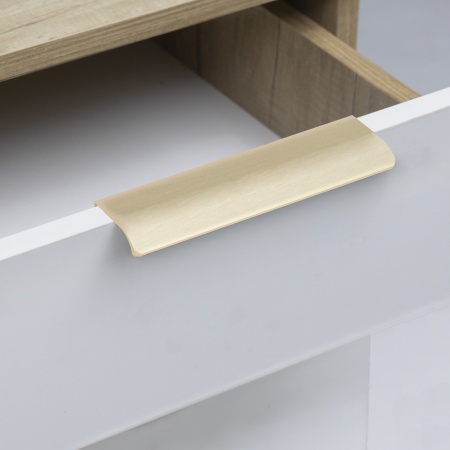 картинка Ручка меб. накладная алюм. MONBLAN 320/400 брашированное золото, AKS от магазина SEFI