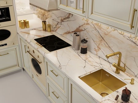 картинка Мойка EMAR 131, покрытие PVD, цвет Золотой от магазина SEFI