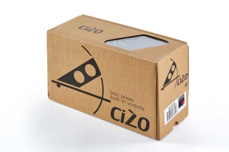 картинка Розетка CIZO врезная в столешницу, цвет - белый от магазина SEFI