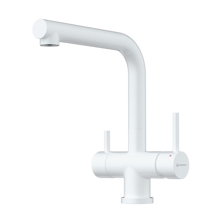 картинка Смеситель Omoikiri Takamatsu-S-PW латунь/pure white от магазина SEFI