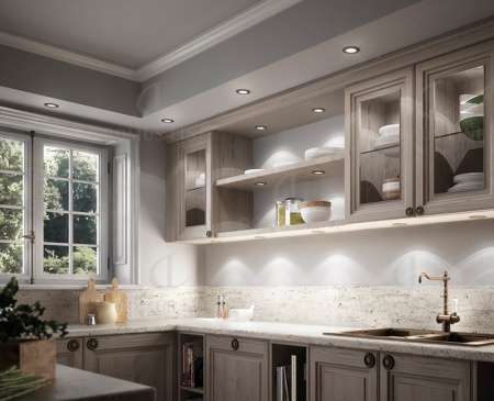 картинка Комплект: Три светодиодных светильника Akoya Set3, комплект 3х3.40Вт, 12В, свет натуральный, тр-р, кабель античное серебро от магазина SEFI