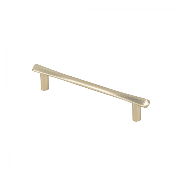 картинка Ручка меб. скоба мет. MARGARITA 128 брашированное золото, AKS от магазина SEFI