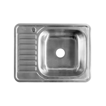 картинка Мойка, нержавеющая сталь, сатин, чаша справа, 650*500, Basic, IDDIS, BAS65SRi77 от магазина SEFI