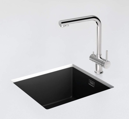 картинка Смеситель Schock Vitus массив нерж.сталь от магазина SEFI