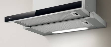 картинка Вытяжка JETAIR BETTA 60/GR/BK GL LED от магазина SEFI