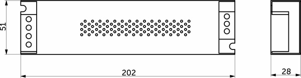 картинка Блок питания Indoor 100W/12V, Pro, AKS от магазина SEFI