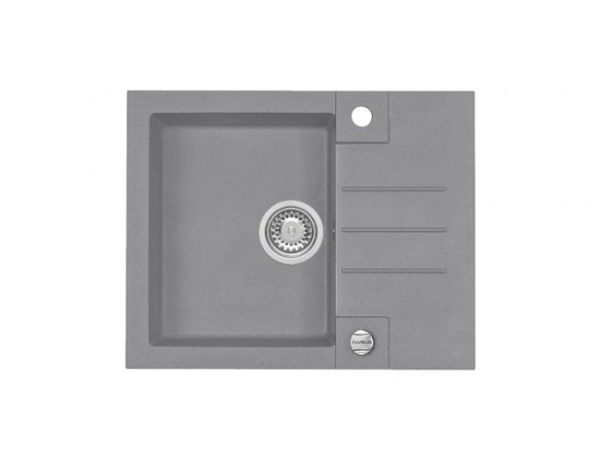 картинка Мойка ALVEUS ROCK 30 GRANITAL ARCTIC-G11 595x475x160;1x с сифоном 1105296, от магазина SEFI