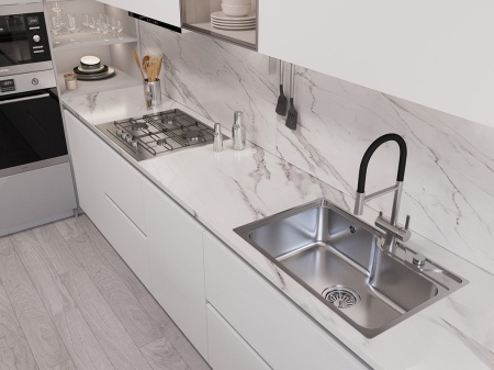 картинка Мойка Oulin CS210S, поверхность сатин от магазина SEFI