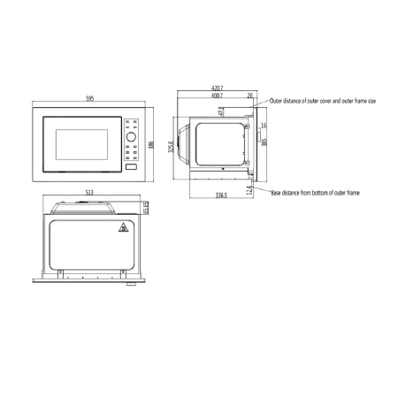 картинка Встраиваемая микроволновая печь HAIER HMX-BPG259B от магазина SEFI