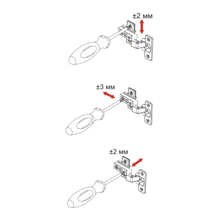картинка Петля угловая 45° с пружиной 48мм h2 slide-on AKS от магазина SEFI