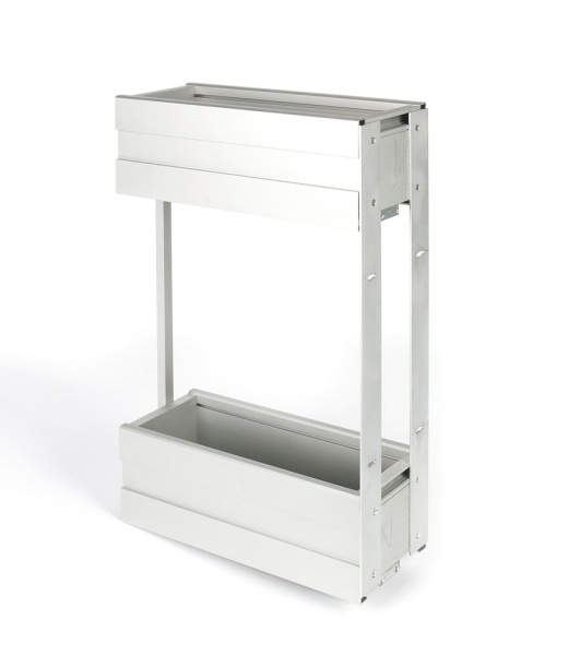 картинка Бутылочница Alumove Intouch Up в верхний шкаф с направ. Dynapro Grass, шир.фасада 150мм, глуб. 280м правая от магазина SEFI