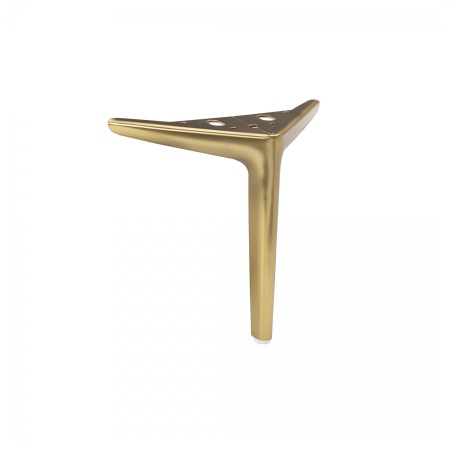 картинка Опора меб. мет. WINDSOR H180 угловая брашированное золото AKS от магазина SEFI