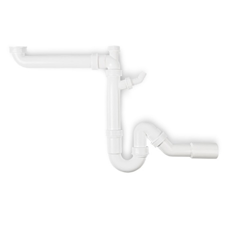 картинка Сифон компактный пластик/белый SCHOCK от магазина SEFI