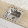 картинка Мойка IDDIS Strit S нержавеющая сталь, шелк, 485*485, STR48S0i77 от магазина SEFI