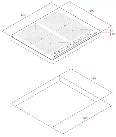 картинка Индукционная варочная панель Teka IZF 64600 MSP BLACK от магазина SEFI