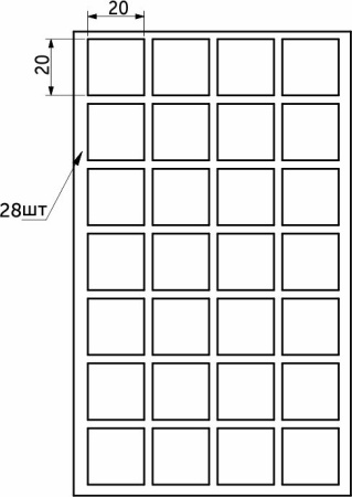 картинка Подкладка самоприлипающая фетровая 20х20мм (1лист-28шт) черная Folmag магазин SEFI являющийся официальным дистрибьютором в России  картинка Подкладка самоприлипающая фетровая 20х20мм (1лист-28шт) черная Folmag от магазина SEFI