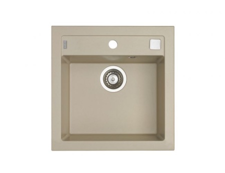 картинка Мойка ALVEUS FORMIC 20 GRANITAL+ PEBBLE-G02M 520x510x200;1x с сифоном 1127749, от магазина SEFI