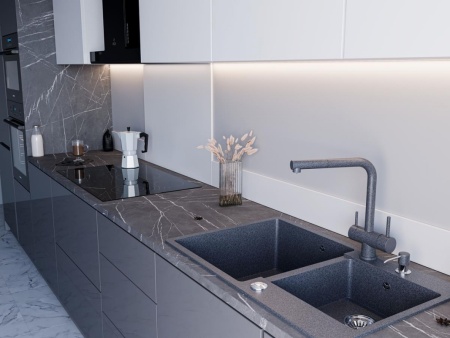 картинка Мойка EMAR 2800.Q, цвет Антрацит от магазина SEFI