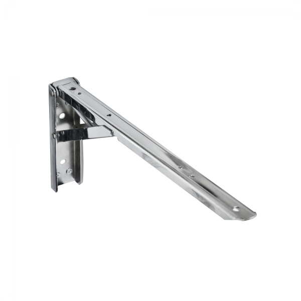 картинка Полкодержатель складной 350*135*30 хром AKS (Модель 2) от магазина SEFI