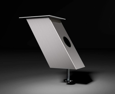 картинка Опора для полки наклонная, высота 170 мм, 1 розетка 220В от магазина SEFI