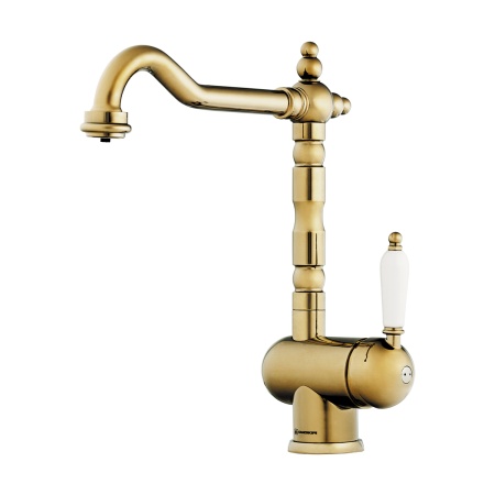 картинка Смеситель Omoikiri Kyoto 2 Plus-G латунь/золото от магазина SEFI