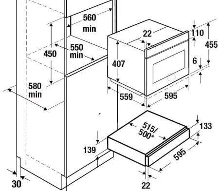 картинка Подогреватель посуды Kuppersbusch CSW 6800.0 GPH графитовое стекло от магазина SEFI