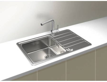 картинка Мойка RANDO 30 SAT 790 X 500 в комплекте с сифоном 1127251 от магазина SEFI