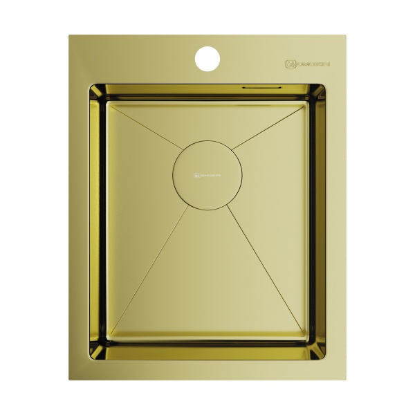 картинка Мойка Omoikiri Akisame 41-LG нерж. сталь/светлое золото от магазина SEFI